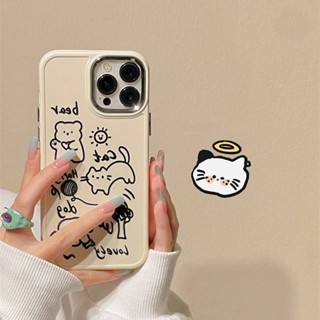 Sketch Cartoon Graffiti Small Animal New Iphone14 Apple 13promax Phone Case 11/12/Xs/XR bmZ6
