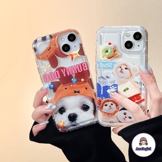 Ốp Điện Thoại TPU Mềm In Hình Cún / Mèo Phong Cách Mỹ Cho IPhone 11 14 Pro Max 13 Pro Max 12 X XS XS Max XR 7 8 Plus