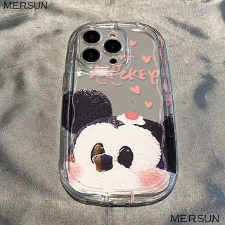 ✅Ốp Điện Thoại Mềm Trong Suốt Chống Sốc In Hình Mickey Cho Iphone 13 12 xs xr 8p Promax 1411 7