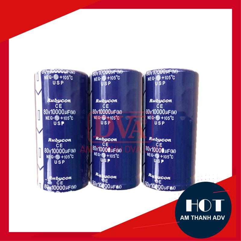Tụ Nguồn 10000uF 80V Rubycon