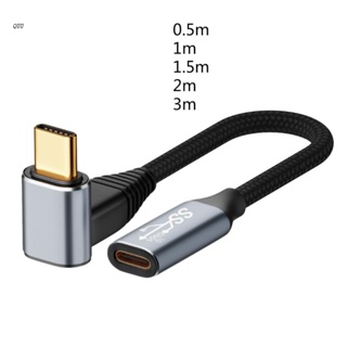 Cáp Sạc Nhanh USB Type C Góc Vuông 90 Độ 10Gbps Cho S10