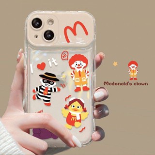 Iphone 14Promax Phone Case Iphone 13 Female 11/12mini Cartoon Clown Xr/Xs Flip Mirror 4xfn