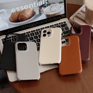 Ốp Điện Thoại Da Cứng In Logo Sang Trọng Cho iphone 12 13 14 Pro Max 14 Plus