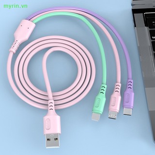 Dây Cáp Sạc Nhanh 3 Trong 1 Cho Thiết Bị Apple / Android / TYPE-C