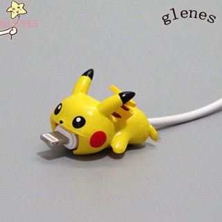 Gleens Dây Quấn Bảo Vệ Cáp Sạc USB / Tai Nghe Hình Pokemon Pikachu