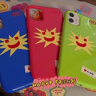 Candy Color Explosion Smiley Face iPhone 12 Apple 11promax Phone Case Xs Protective Case XR Suitable for 7/8P Female cOQb
