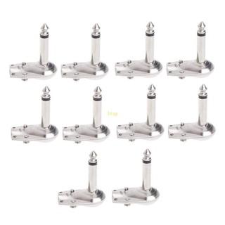 Bộ 10 Đầu Nối Dây Đàn Guitar 1 / 4 "6.35mm