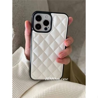 Xiaohongshu Popular Apple 13 Phone Case Iphone12 11 14promax Classic Style Rhombus Air Cushion Leather Pattern wKVT