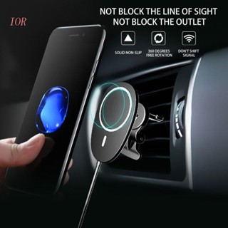 Giá Đỡ Điện Thoại Sạc Không Dây IOR 15W 15W Bằng Hợp Kim Nhôm Gắn Lỗ Thông Gió Xe Hơi
