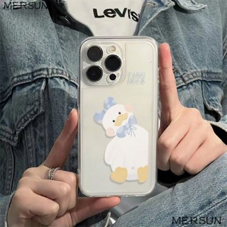 ✅Ốp Điện Thoại Mềm Chống Sốc Hình Vịt Đơn Giản Cho Iphone 7813iPhone12 Plus6In11Max14Pro