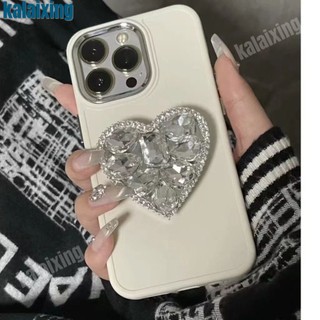 Ốp Điện Thoại Tpu Dẻo Gắn Gương Hình Trái Tim 3D Cho iPhone 14 14 Pro 14 Pro Max 13 Pro Max 12 Pro Max 11 Pro Max Xs Max Xr X 7 8 Plus