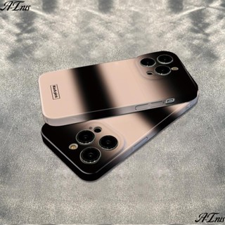 Ốp Điện Thoại Màu Đen Gradient Chống Sốc EH2C Cho Iphone 13 max78 6In 1211Plus 14pro