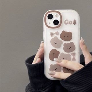 Xiaohongshu Seven Bear Head Apple 13 Phone Case Iphone14promax11/12xs Trendy Xr78plus k5x2