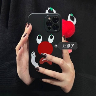 Korean Ins Red Nose 13 for Iphone12 Apple 11 Phone Case XR Female 8P All-Inclusive Nova7 Huawei P40 Bybn