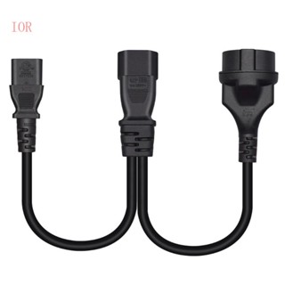 Dây Cáp Chữ Y Chuyển Đổi IOR 3-Prong C14 Sang C13 + EU4 8mm Chuyên Dụng