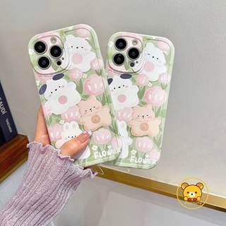 Ốp Điện Thoại TPU Mềm Hình Hoa Tulip Hồng Dễ Thương Cho Redmi Note 12 Pro 10 10T 11S 11T 5G 8 7 Pro Poco F4 F3 F2 Pro X3 GT X2