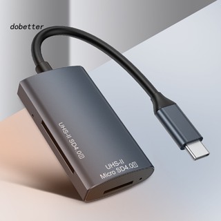 Đầu Đọc Thẻ Nhớ USB-C Type-C TF SD Tốc Độ Cao 2 Trong 1 Thông Dụng Cho Laptop