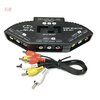Bộ Chuyển Đổi 3 Cổng 3 Fach Audio-Video AV-Cinch / RCA