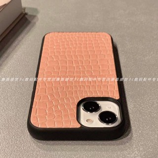 New Iphone 13 Phone Case Advanced Crocodile Leather Apple 11/12Promax All-Inclusive Xs Female Xr Pink 78P DIWH