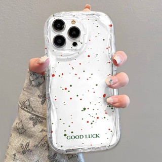 Simple Dot Apple 14pro Phone Case Iphone13 Transparent 12 Cute 11pro All-Inclusive XR Drop-Resistant New vFyZ