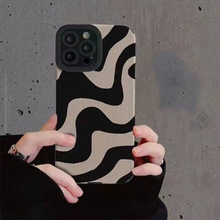 Zebra Stripe iPhone 14/13promax Apple 11 Phone Case XR Drop-Resistant Xsmax Soft 8P/12pro SSTQ