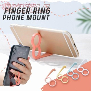 Giá Đỡ Điện Thoại / Máy Tính Bảng Dạng Nhẫn Đeo Ngón Tay Bằng Nhựa Tiện Dụng