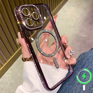 Ốp Điện Thoại TPU Mềm Trong Suốt Lấp Lánh Chống Sốc Bảo Vệ camera Cho iPhone 14 Pro Max 14 Plus 12 13 Pro Max 11 Pro Max