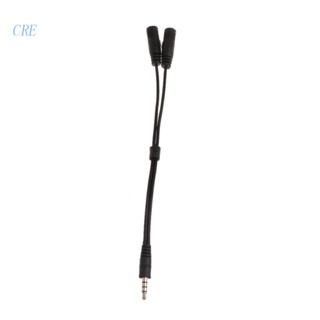 Cáp Chuyển Đổi Chữ Y Từ 1 Đầu Cắm 3.5mm Sang 2 Cổng Cắm Tai Nghe / Mic Chuyên Dụng