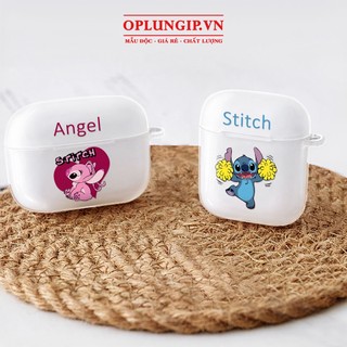 Ốp Airpods 1 2 3 pro 2 Angell và stit chh vỏ bảo vệ tai nghe airpods case airpod 1 2 3 pro 2 silicon trong suốt