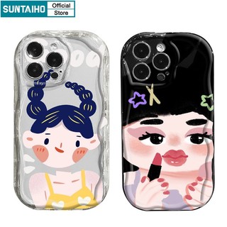Suntaiho Ốp lưng ốp iphone Ốp Điện Thoại Họa Tiết Hoạt Hình Suntaiho Cho IPhone 11 13 12 14 Pro MAX XR 7 8 14 Plus X XS MAX