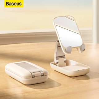 Giá Đỡ Điện Thoại Baseus Để Bàn Có Thể Điều Chỉnh Chiều Cao Nắp Gập Tích Hợp Gương