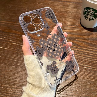 DISNEY Ốp Điện Thoại TPU Mềm Chống Sốc In Hình Kaws Cho IPhone 14 13 12 PRO 12 mini 11 PRO Max Xs Max XR 6 7 8 Plus