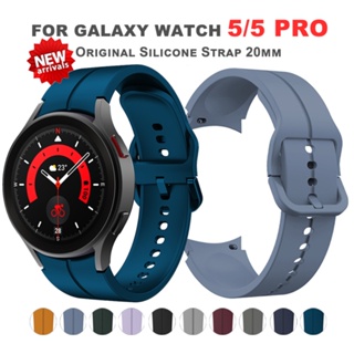 Dây Đeo Silicone Phong Cách Thể Thao Cho Đồng Hồ Thông Minh Samsung Watch 5 / 4 40 44mm 5 Pro 45mm Galaxy Watch 4 Classic 42mm 46mm
