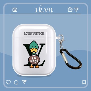Ốp airpod L.O.U.I.S case bảo vệ hộp sạc tai nghe trong suốt chống sốc mọi phiên bản Airpods 3 pro 2 1
