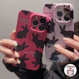 Ốp Điện Thoại TPU Cứng Chống Bụi Hình Thỏ Cho IPhone 14 Pro Max 11 12 11 Pro Max X XS XR