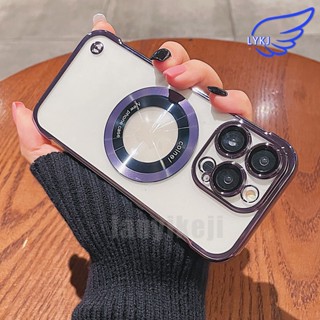 Ốp Điện Thoại PC Trong Suốt Không Viền Bảo Vệ Ống Kính Máy Ảnh Cho iPhone 11 12 13 pro 14 14 promax 12 pro max