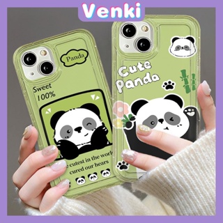 VENKI - For iPhone 11 Case Clear Phone Case TPU Soft Case Airbag Shockproof Protection Camera Cute Flower Photo Panda Compatible with iPhone 14 13 Pro Max iPhone 12 Pro Max XR XS 7