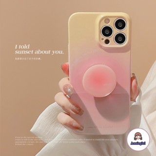 Ốp Điện Thoại TPU Mềm Màu Gradient Có Giá Đỡ Cho IPhone 11 14 Pro Max 13 Pro Max 12 X XS XS Max XR 7 8 Plus