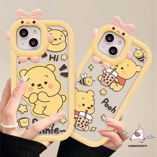 Ốp Điện Thoại Hình Winnie the Pooh 3D Cho Redmi 10C 10A A1 9T A1 + 10 9C 9 9A POCO M3 X3 Pro NFC Note 11s 10s 11 Pro + 9 8 10 Pro Mi 11 Lite Hoạt Hình Chăn Đắp Mềm Mại Cao Cấp Cho Bé