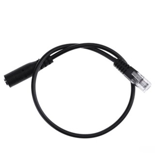 Practical Headset Buddy 3.5Mm Smartphone To Rj9 Phone Adapter Cable Useful High Performance [Q/3]