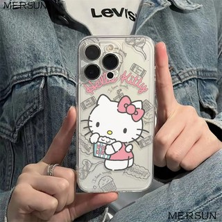 ✅Ốp Điện Thoại Mềm Chống Sốc In Hình Mèo KITTY Cho Apple iPhone12 Simple 136Inmax 1114proplus78 5ZER
