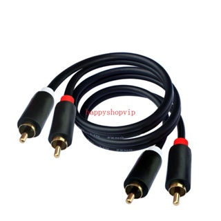 Cáp Âm Thanh Mạ VàNg Từ 2RCA ĐầU CắM Sang ĐầU CắM 2RCA Chuyên DụNg Cho Loa