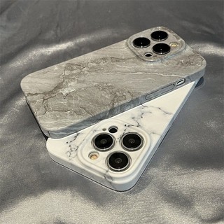 Ốp Điện Thoại Cứng Họa Tiết Vân Đá Sang Trọng Cho iPhone11 i1214 / 137P Apple 8P Bxr