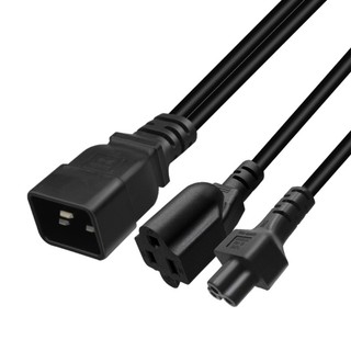 Cáp Chuyển Đổi Chữ Y Từ 3-Prong C20 Sang C5 + 5-20R Chuyên Dụng Chất Lượng Cao