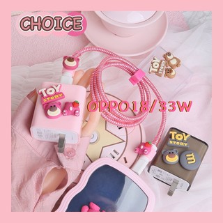 Ốp Điện Thoại Hình Gấu Dâu Tây Cho oppo Reno 7z 5g / remalme 9 pro / oppo a76 pro / a11 / a32 / a52 / a72 / a92s / a93 33W / 18W