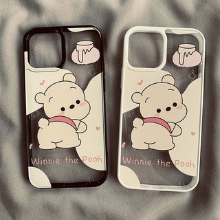 Cute Fart Pooh Bear Apple 13/14Promax Phone Case Iphone11/12 Transparent Xrxs Drop-Resistant Female MLaJ