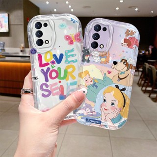 ốp lưng Oppo Reno 5 Ốp Điện Thoại tpu Dẻo Trong Suốt In Chữ Tiếng Anh Dễ Thương Chống Rơi Cho OPPO Reno 5 A53 A5 2020 TYNY