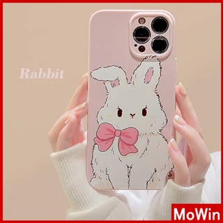 For iPhone 14 Pro Max iPhone Case Cream Glossy Soft Case TPU Shockproof Camera Cover Protection Cute Bunny Compatible with iPhone 13 Pro max 12 Pro Max 11 xr xs max 7Plus 8Plus