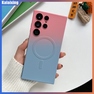 Ốp Điện Thoại Silicone Mềm Với Miếng Dán Bảo Vệ Ống Kính Từ Tính Cho Samsung Galaxy Note20 S21 S22 S23 Ultra S21 S22 S23