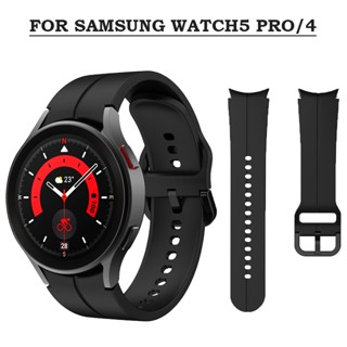 Dây Đeo Silicon Cho Đồng Hồ Thông Minh Samsung Galaxy Watch 4 5 40 44mm 5 Pro 45mm 4 Classic 42 46mm